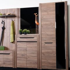 АФИНА Прихожая крафт в Кургане - kurgan.mebel24.online | фото 2