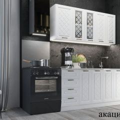 АГАВА Кухонный гарнитур (модульный) акация белая в Кургане - kurgan.mebel24.online | фото 2