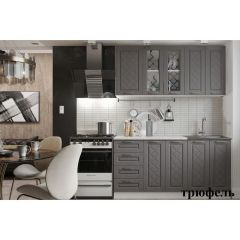 АГАВА Кухонный гарнитур (модульный) Трюфель в Кургане - kurgan.mebel24.online | фото
