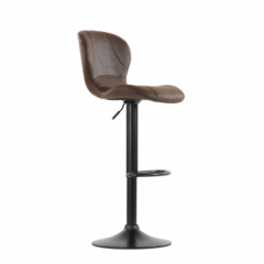 Барный стул Barneo N-86 Time / Black / VPU Brown Vintage коричневый винтаж PK970-18 в Кургане - kurgan.mebel24.online | фото