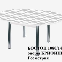 БОСТОН Стол круглый раздвижной 1080/1420 опоры Брифинг в Кургане - kurgan.mebel24.online | фото