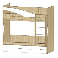 БУРАТИНО Детская (Сонома/Белый) в Кургане - kurgan.mebel24.online | фото 2