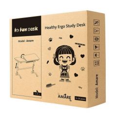 Парта-трансофрмер Amare Grey с выдвижным ящиком в Кургане - kurgan.mebel24.online | фото 3