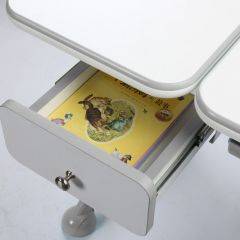 Парта-трансформер Amare II Grey с надстройкой и выдвижным ящиком в Кургане - kurgan.mebel24.online | фото 4