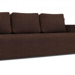 Диван Алиса 4 Shaggy CHOCOLATE - Teos Dark Brown в Кургане - kurgan.mebel24.online | фото