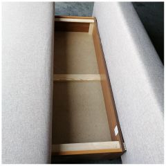 Диван-кровать Комфорт ЛАЙТ без подлокотников (2 подушки) BALTIC GREY в Кургане - kurgan.mebel24.online | фото 8