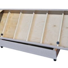 Диван-кровать Комфорт ЛАЙТ без подлокотников (2 подушки) BALTIC GREY в Кургане - kurgan.mebel24.online | фото 12