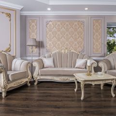 Диван Марселла с раскладным механизмом (крем глянец) в Кургане - kurgan.mebel24.online | фото 6