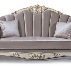 Диван Марселла с раскладным механизмом (крем глянец) в Кургане - kurgan.mebel24.online | фото 4