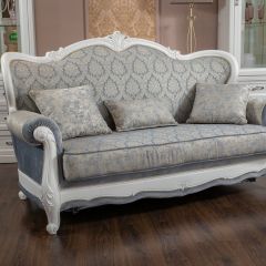 Диван Мишель с раскладным механизмом (белый матовый) в Кургане - kurgan.mebel24.online | фото 5