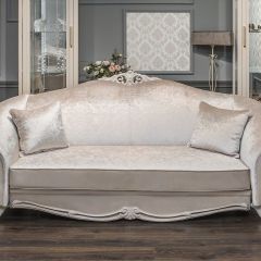 Диван Мокко 3х местный с раскладным механизмом (бежевый) в Кургане - kurgan.mebel24.online | фото 7