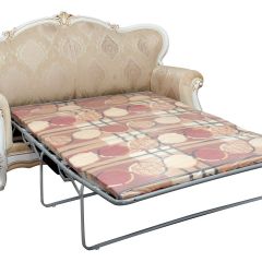 Диван Натали с раскладным механизмом (белый глянец) в Кургане - kurgan.mebel24.online | фото 2