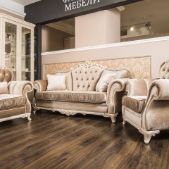 Диван Патрисия с раскладным механизмом (серый глянец) в Кургане - kurgan.mebel24.online | фото 5