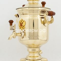 Электрический классический самовар "Банка герб" на 3 литра в Кургане - kurgan.mebel24.online | фото