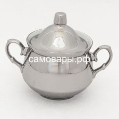 Электрический самовар на 3 литра из латуни никелированный формы "Рюмка" в VIP наборе, с защитой от выкипания в Кургане - kurgan.mebel24.online | фото 5