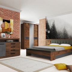 ГЛАЗГО МС Спальный гарнитур в Кургане - kurgan.mebel24.online | фото