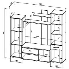 ИБИЦА Гостиная (ЯШС/ЯШТ) в Кургане - kurgan.mebel24.online | фото 2