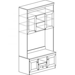Гостиная Инна 1 Денвер светлый в Кургане - kurgan.mebel24.online | фото 10