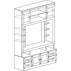 Гостиная Инна 3 Денвер светлый в Кургане - kurgan.mebel24.online | фото 7