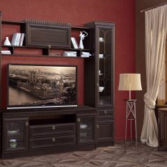 Гостиная Инна (модульная) Денвер темный в Кургане - kurgan.mebel24.online | фото