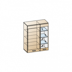 Гостиная Камелия Композиция 1 (Гикори Джексон светлый) в Кургане - kurgan.mebel24.online | фото 9