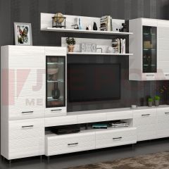 Гостиная Камелия Композиция 4 (Снежный ясень - серый) в Кургане - kurgan.mebel24.online | фото