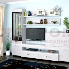 Гостиная Камелия Композиция 5 (Снежный ясень) в Кургане - kurgan.mebel24.online | фото