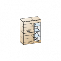 Гостиная Камелия Композиция 6 (Гикори Джексон светлый) в Кургане - kurgan.mebel24.online | фото 2