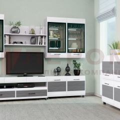 Гостиная Камелия Композиция 8 (Снежный ясень - серый) в Кургане - kurgan.mebel24.online | фото