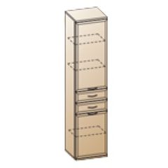 Гостиная Карина Композиция 17 (Гикори Джексон светлый) в Кургане - kurgan.mebel24.online | фото 9