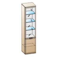 Гостиная Карина Композиция 24 (Гикори Джексон светлый) в Кургане - kurgan.mebel24.online | фото 6