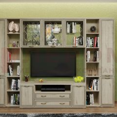 Гостиная Карина Композиция 25 (Гикори Джексон светлый) в Кургане - kurgan.mebel24.online | фото
