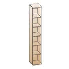Гостиная Карина Композиция 25 (Гикори Джексон светлый) в Кургане - kurgan.mebel24.online | фото 3
