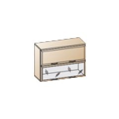 Гостиная Карина Композиция 3 (Гикори Джексон светлый) в Кургане - kurgan.mebel24.online | фото 4
