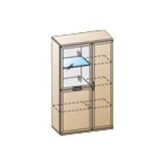 Гостиная Карина Композиция 5 (Гикори Джексон светлый) в Кургане - kurgan.mebel24.online | фото 2