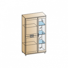 Гостиная Мелисса Композиция 3 (Гикори Джексон светлый) в Кургане - kurgan.mebel24.online | фото 8