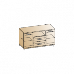 Гостиная Мелисса Композиция 5 (Гикори Джексон светлый) в Кургане - kurgan.mebel24.online | фото 4