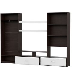 Гостиная МГС 7 Исполнение 1 (Венге/Белый глянец) в Кургане - kurgan.mebel24.online | фото 3