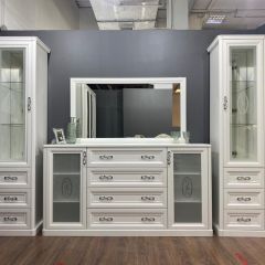 Гостиная Мишель 1+комод+зеркало+1 в Кургане - kurgan.mebel24.online | фото