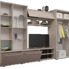 Стенка Монако МДФ в Кургане - kurgan.mebel24.online | фото 2