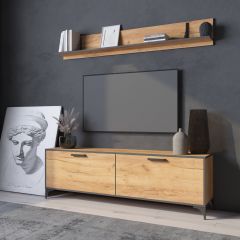 Гостиная Оскар Лофт (Дуб Золотой) в Кургане - kurgan.mebel24.online | фото