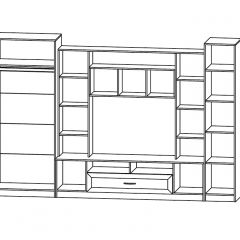 ПРАГА Гостиная (модульная) в Кургане - kurgan.mebel24.online | фото 2