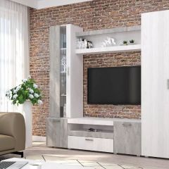 Гостиная Соло (Анкор Светлый/Бетонный Камень) в Кургане - kurgan.mebel24.online | фото