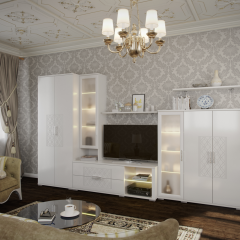Гостиная Тиффани (модульная) в Кургане - kurgan.mebel24.online | фото 3