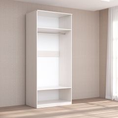 Кэт-4 Шкаф 2-х ств (2 дв зерк) (МДФ Бодега белая) в Кургане - kurgan.mebel24.online | фото 2