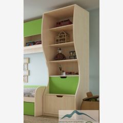 Киви №11 Пенал с 2мя ящ., (ЛДСП молочный дуб/лайм) в Кургане - kurgan.mebel24.online | фото