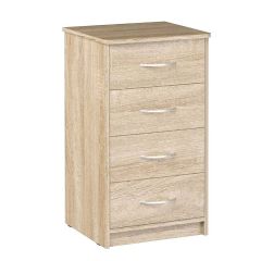 Комод 480 с 4-ящиками (Дуб сонома светлый) в Кургане - kurgan.mebel24.online | фото