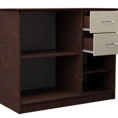 Комод АЛЛА (Венге/дуб млечный) Эко в Кургане - kurgan.mebel24.online | фото 2