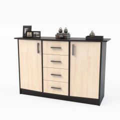Комод К-2.1 (Венге/Дуб молочный) в Кургане - kurgan.mebel24.online | фото