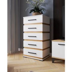Комод КМ-1 ЛДСП Белый в Кургане - kurgan.mebel24.online | фото